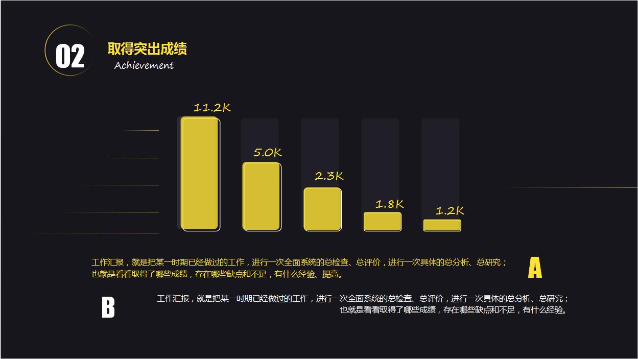 简约时尚科技风格工作汇报PPT模板