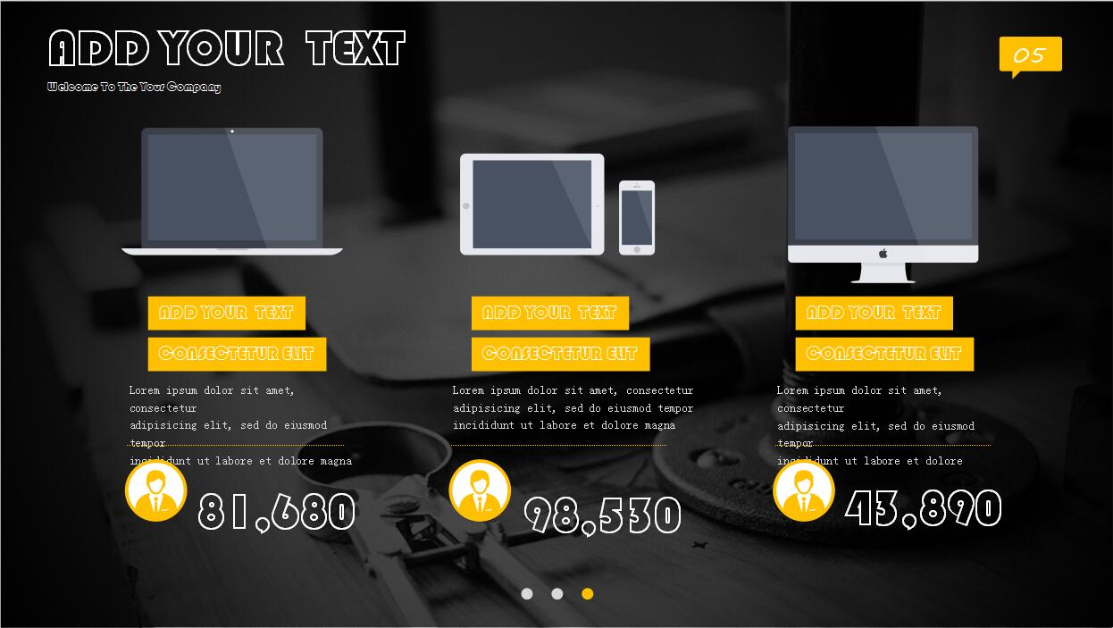 炫酷时尚杂志风格商务工作汇报PPT模板