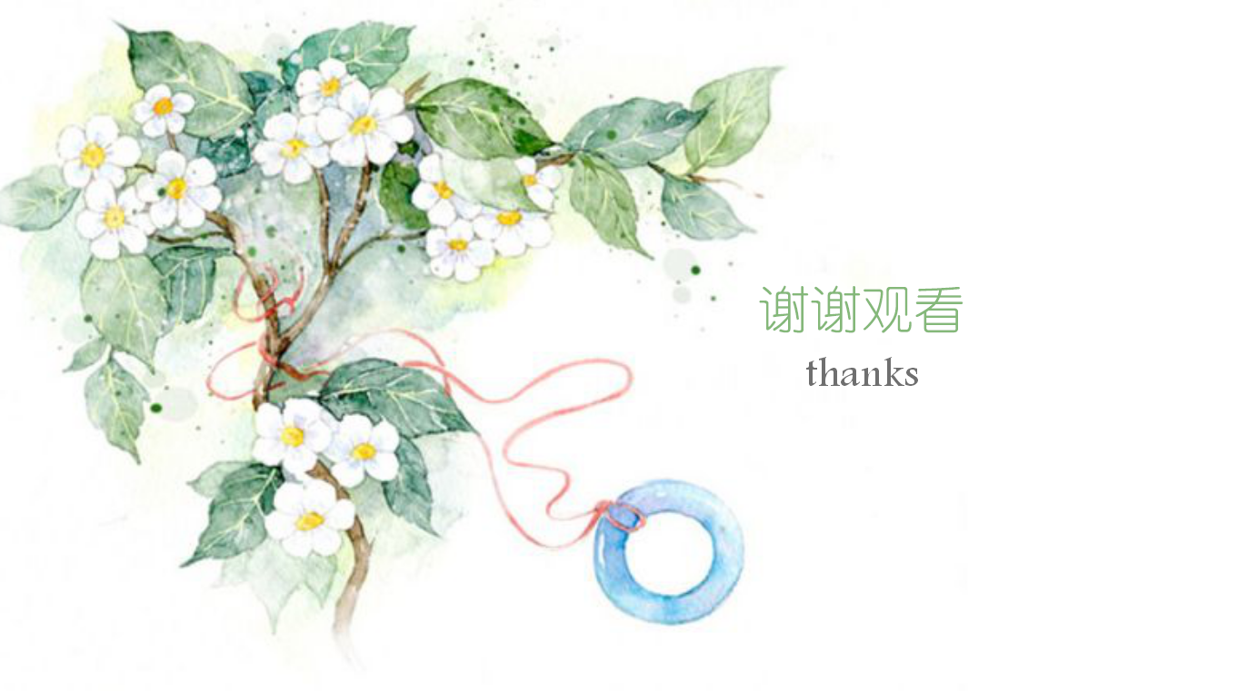 绿色唯美小清新双十一活动策划ppt模板