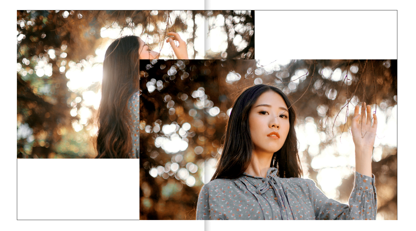 森系文艺小清新青春风景相册ppt模板