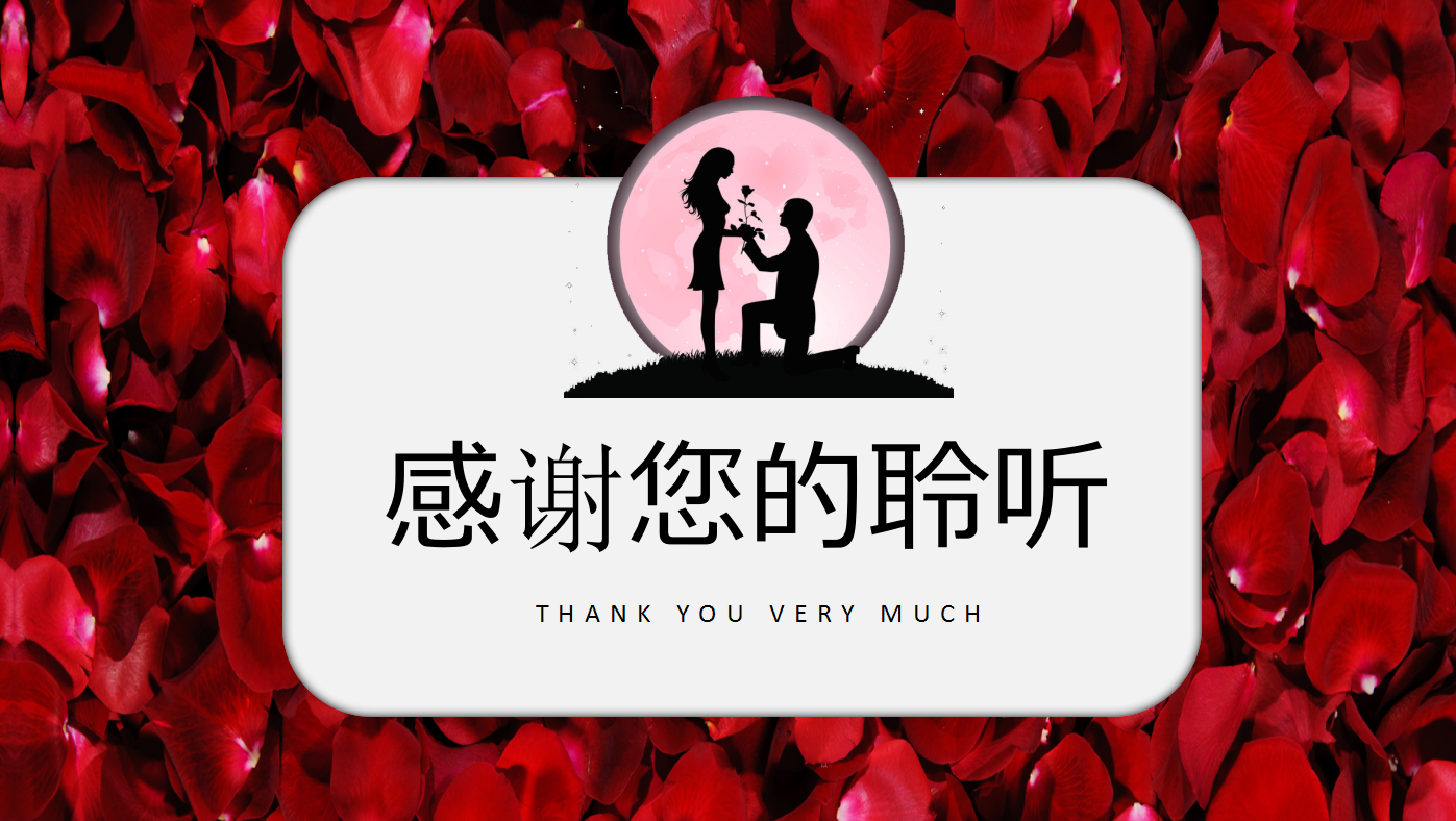 经典大方简洁情人节活动策划ppt模板