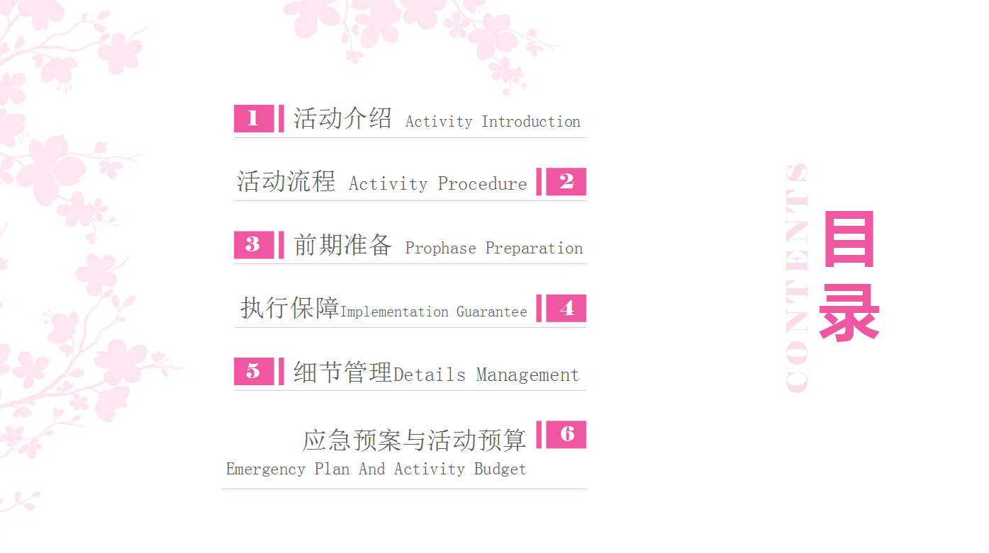 小清新粉色可爱双十一活动策划ppt模板