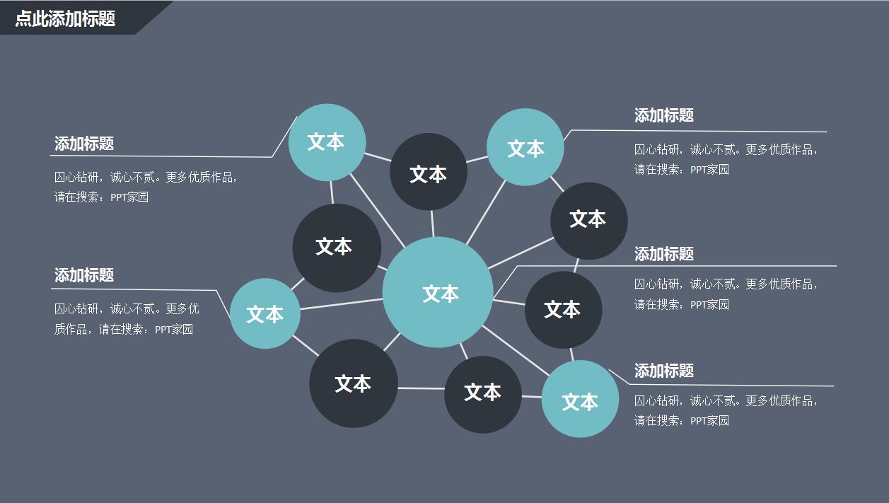 灰色扁平化项目宣传微信公众号推广营销方案ppt模板