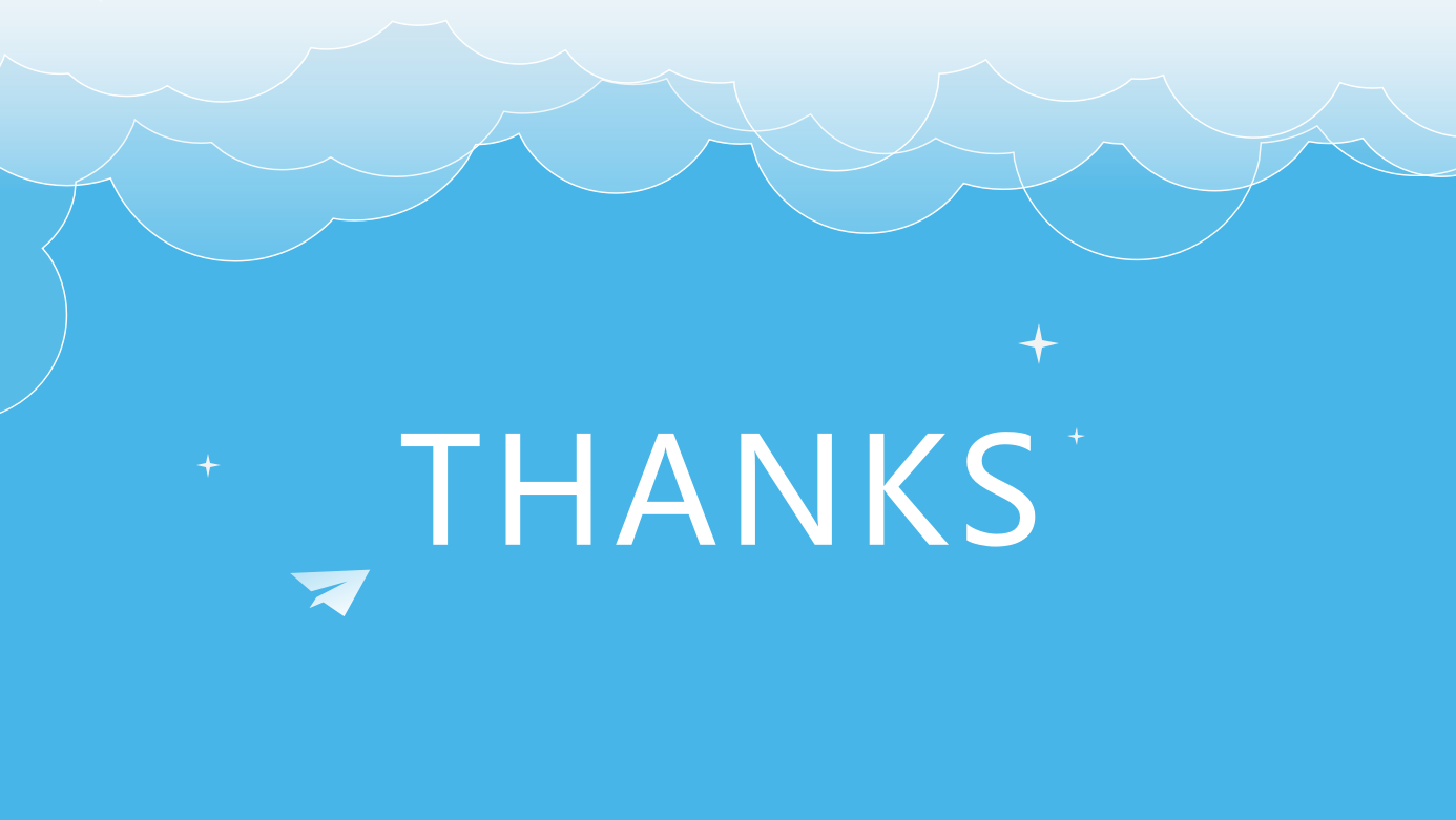 蓝色简洁清新英文工作计划通用ppt模板