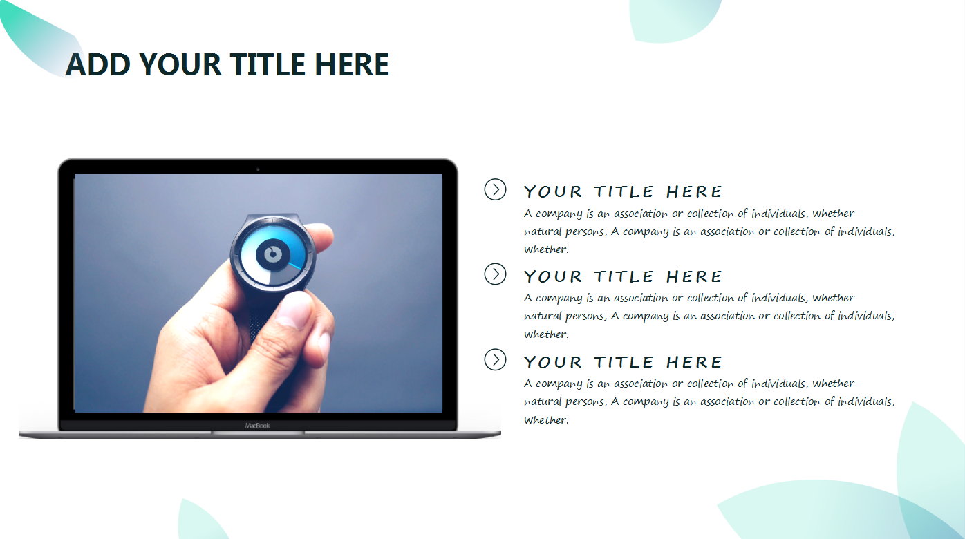 清新简约英文工作计划通用ppt模板