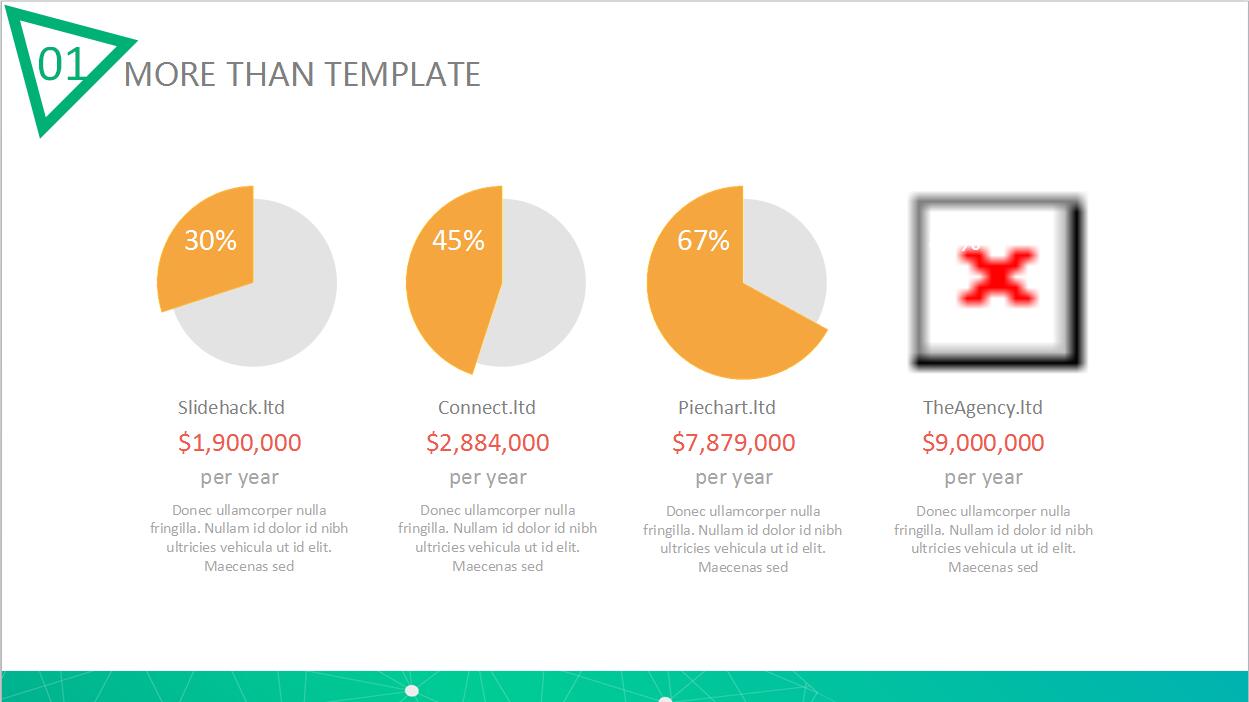 清新简约工作总结汇报PPT模板