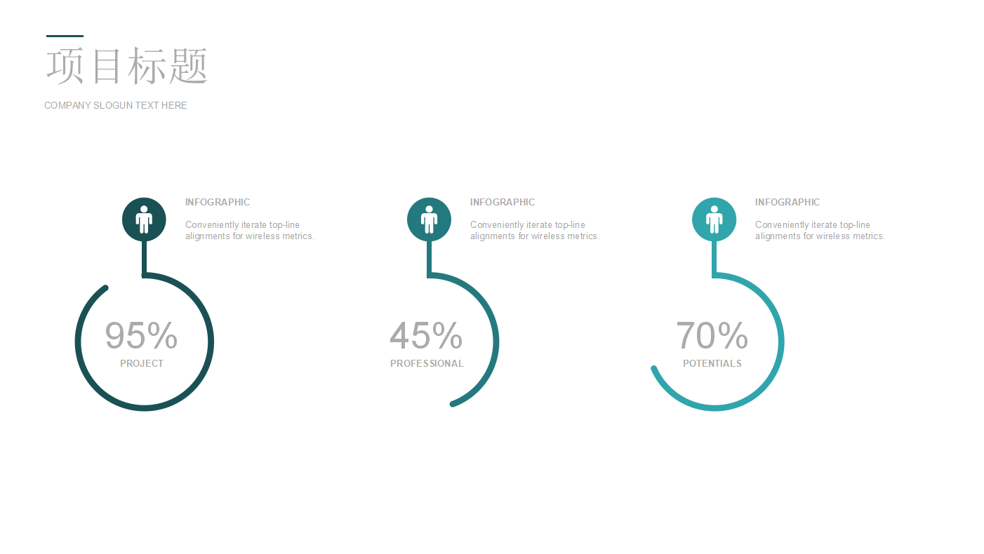绿色精致商务简约通用ppt模板