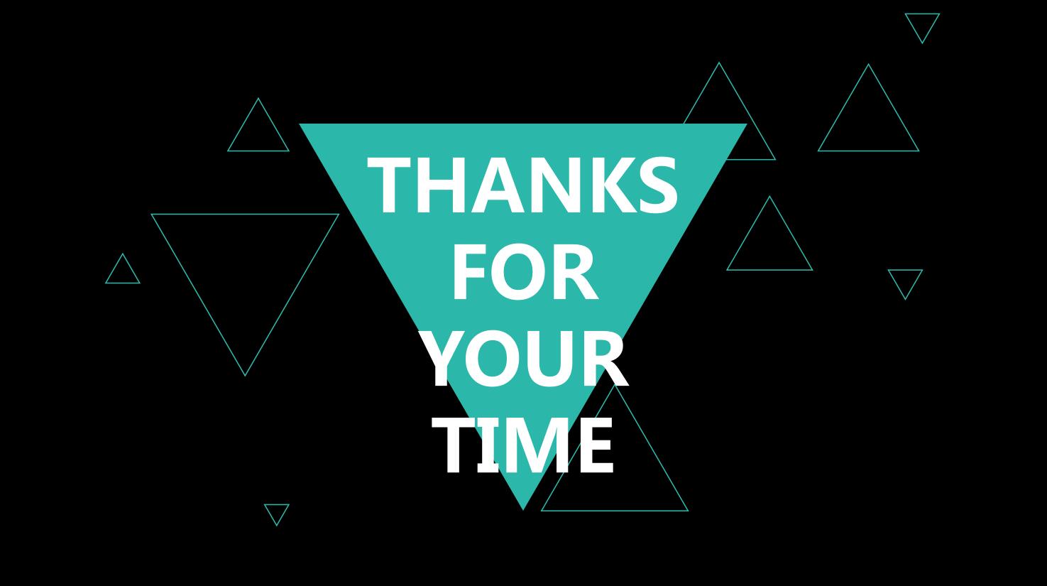 时尚三角简洁大气商务通用ppt模板