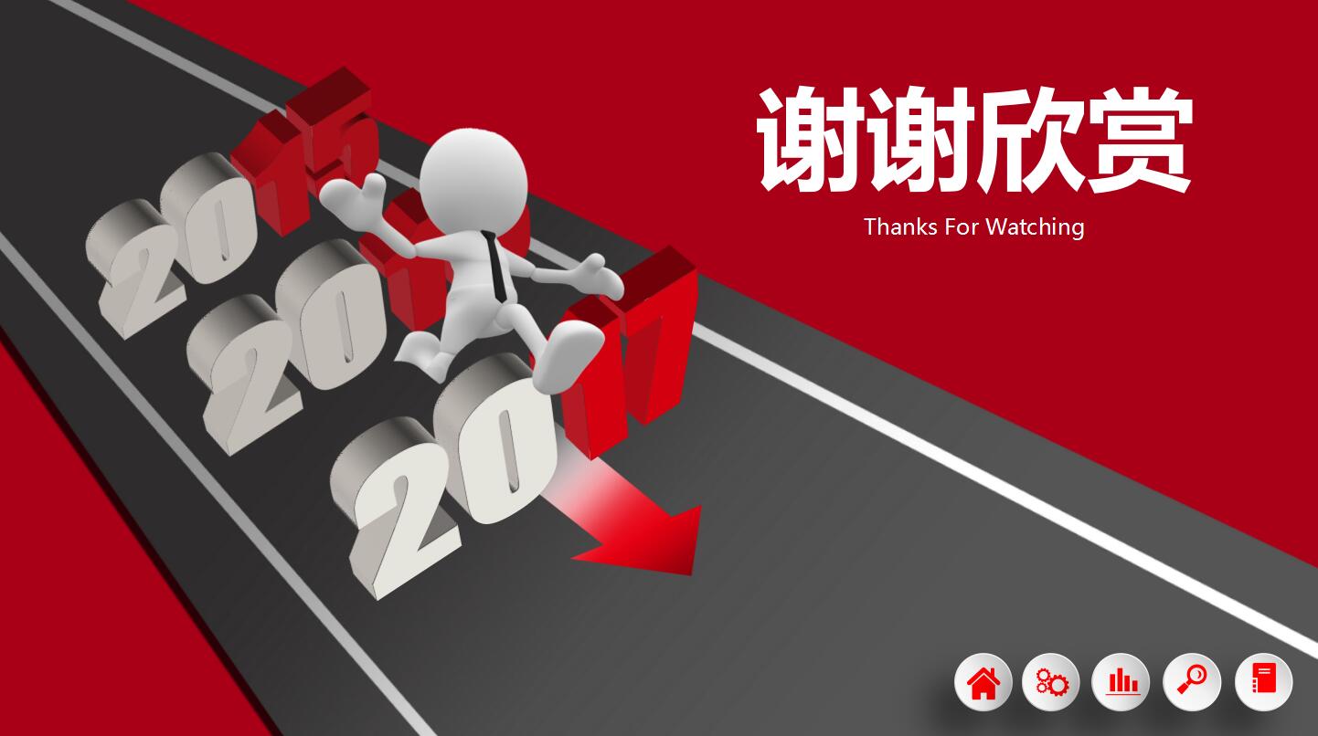 精美简约动态年度工作总结汇报ppt模板