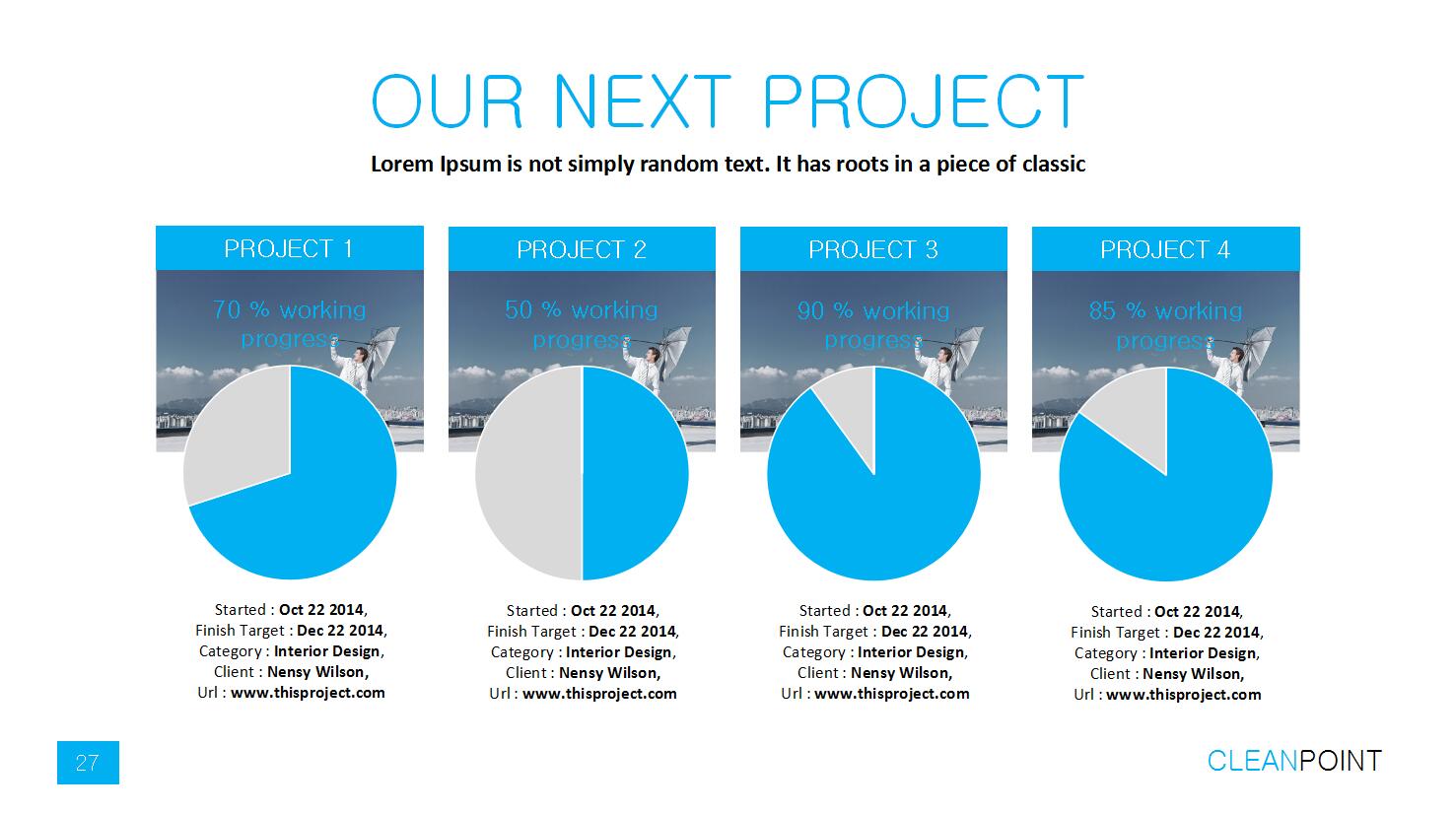 简约蓝色清新创意商务动态ppt模板