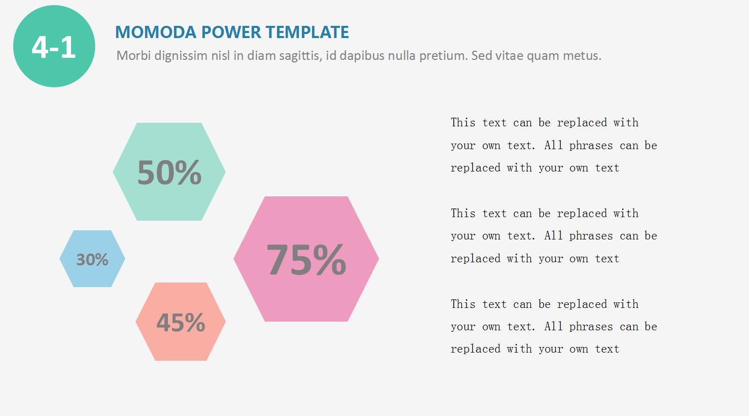 小清新气泡彩色简洁通用ppt模板