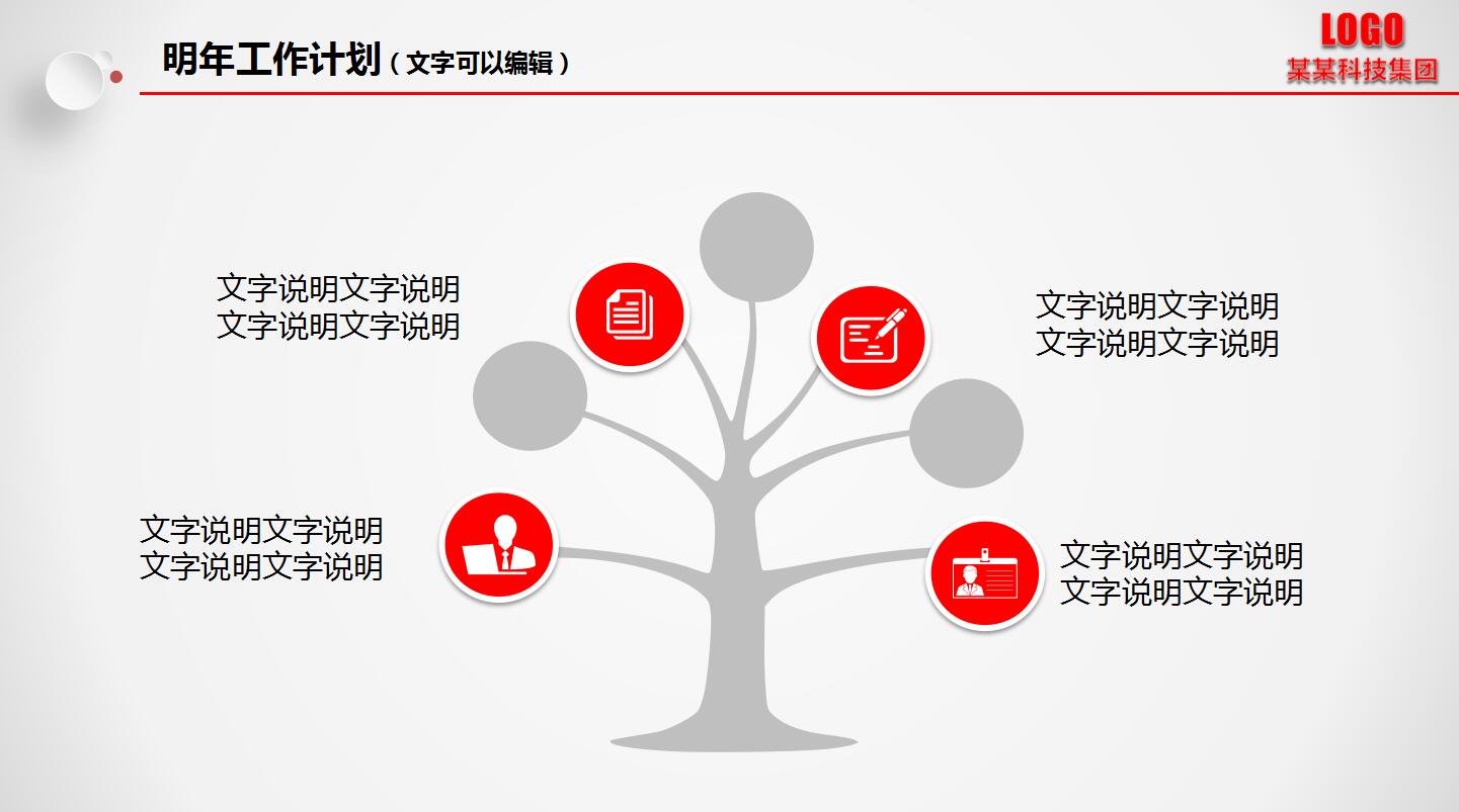 精美简约动态年度工作总结汇报ppt模板