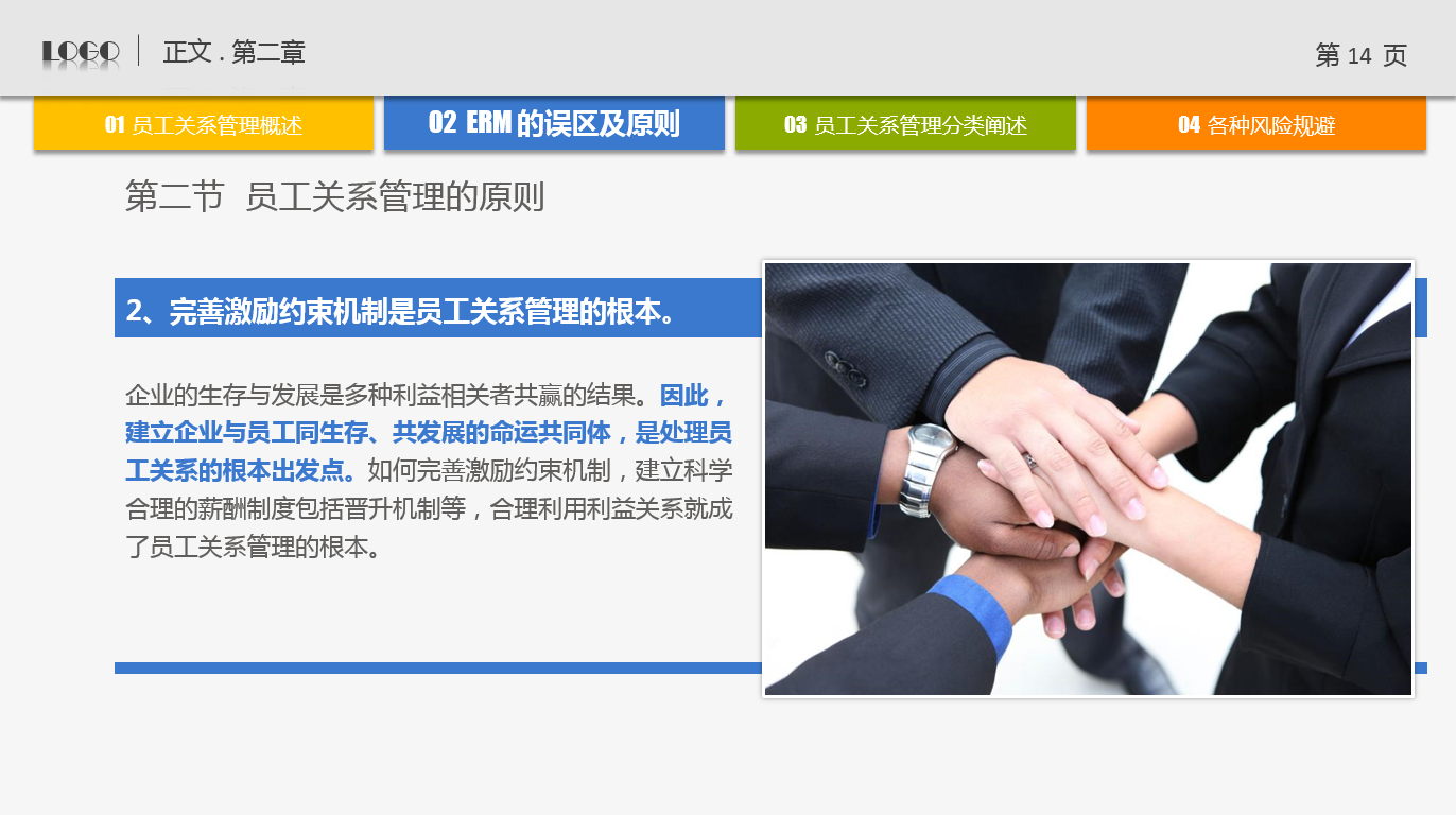 简约创意图文商务公司培训ppt模板