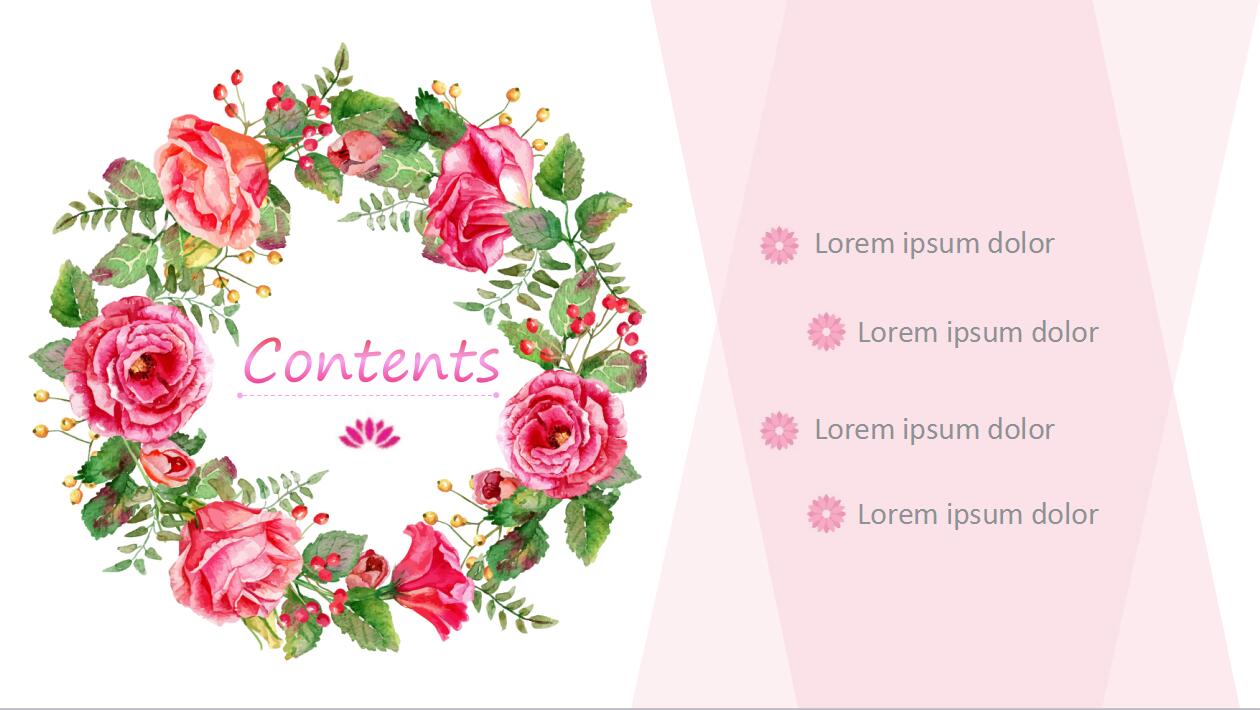 粉色淡雅个人工作计划总结汇报ppt模板