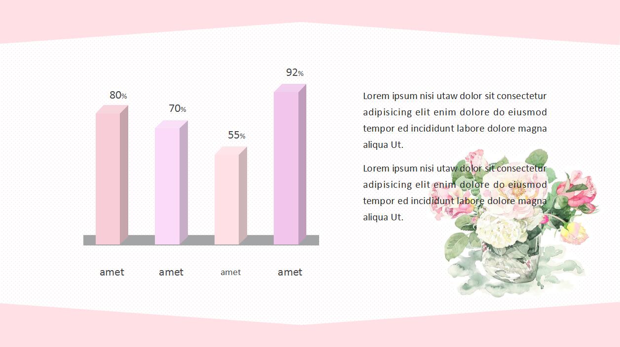 粉色淡雅个人工作计划总结汇报ppt模板