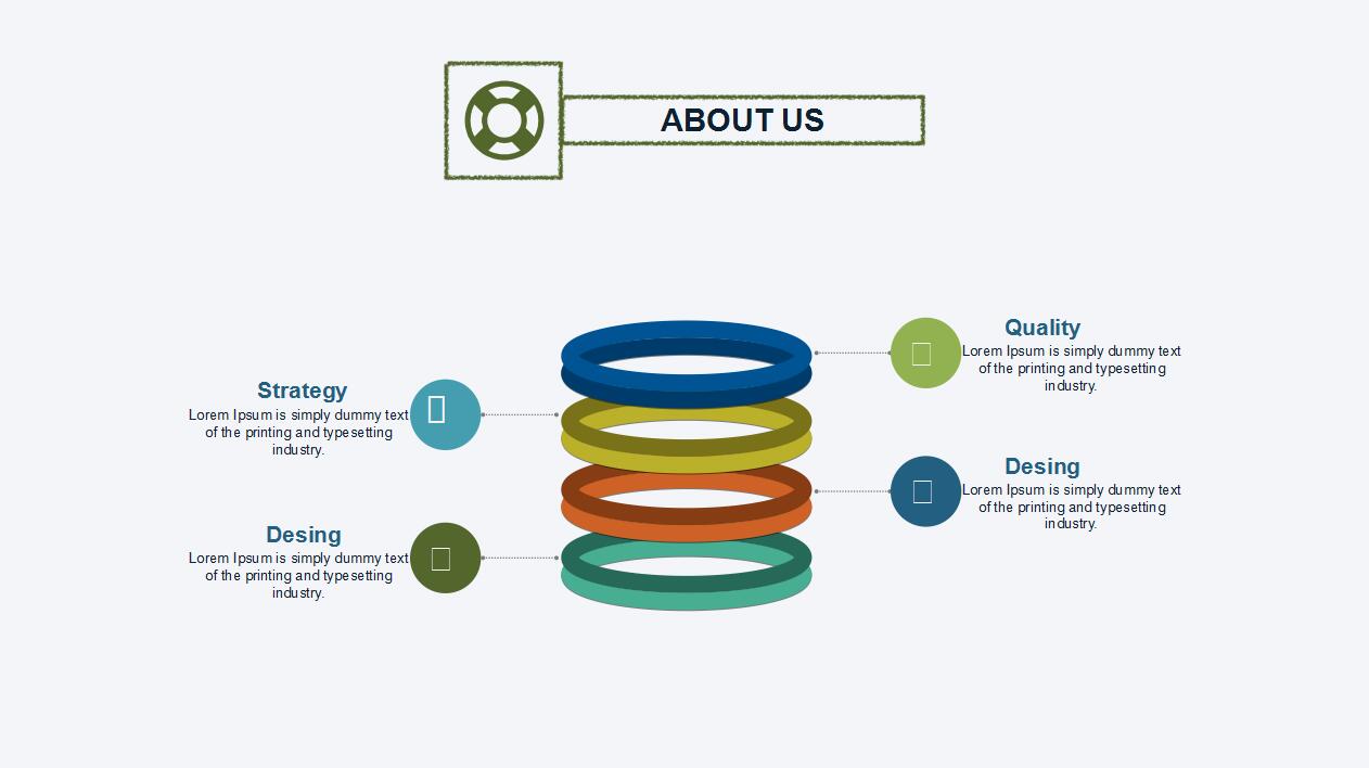 白色极简英文公司介绍项目展示ppt模板