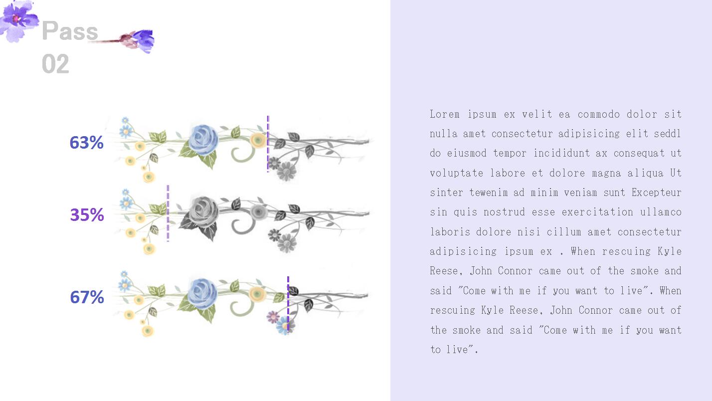 唯美手绘个人工作计划总结汇报ppt模板