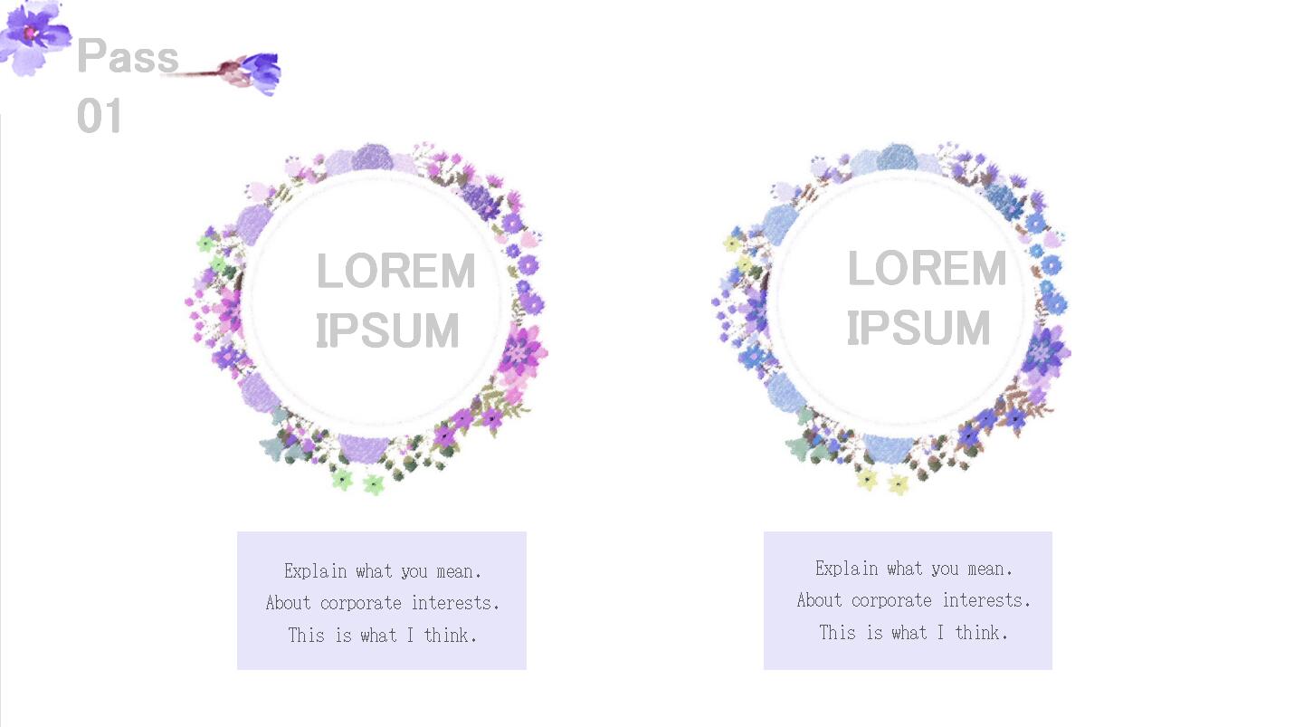 唯美手绘个人工作计划总结汇报ppt模板