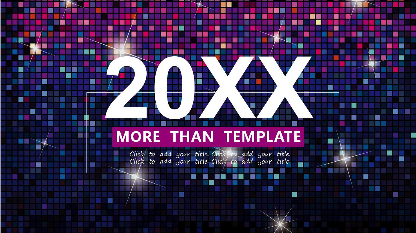 紫色ios风扁平化工作计划产品推广ppt模板