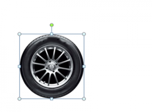 如何用PPT制作一个直线滚动的车轮