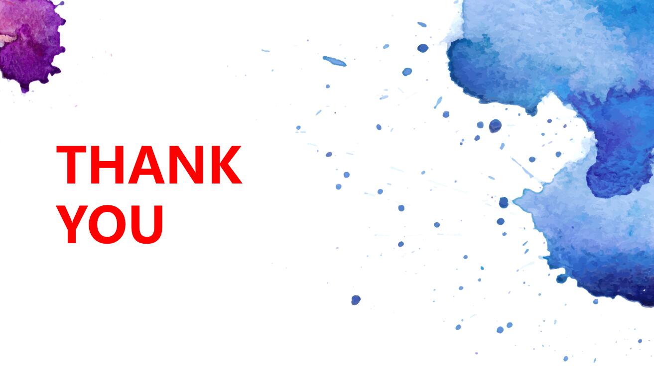 小清新水彩商务通用总结ppt模板