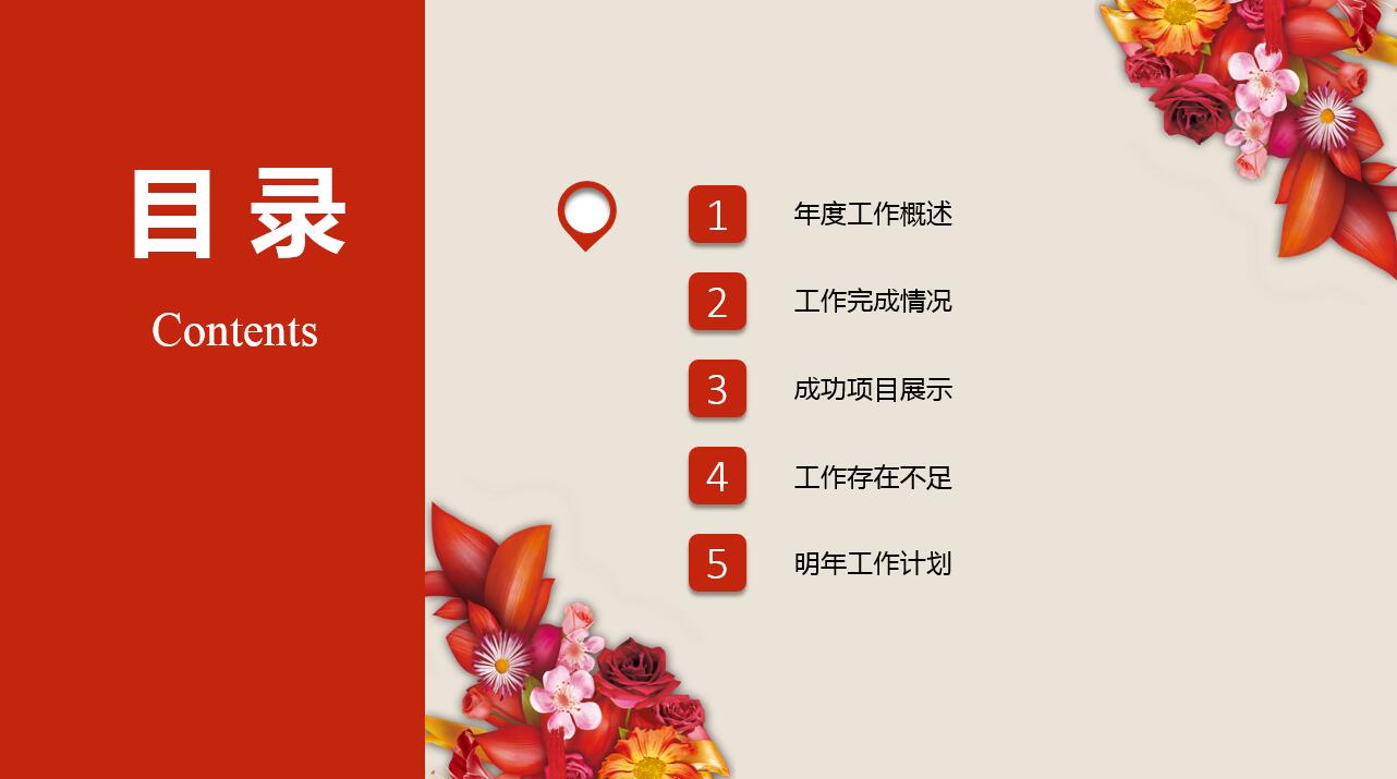 精美大气新年主题商务通用ppt模板