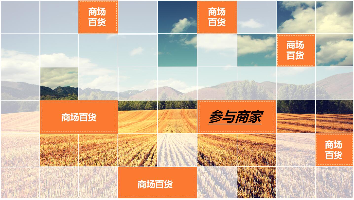 橙色创意感恩节活动策划营销方案ppt模板