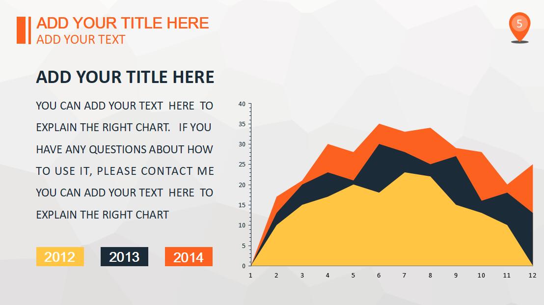 英文时尚精美图表清新商务PPT模板