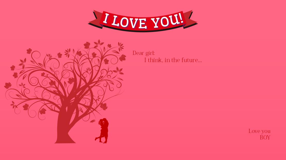 粉色浪漫精美情人节PPT模板