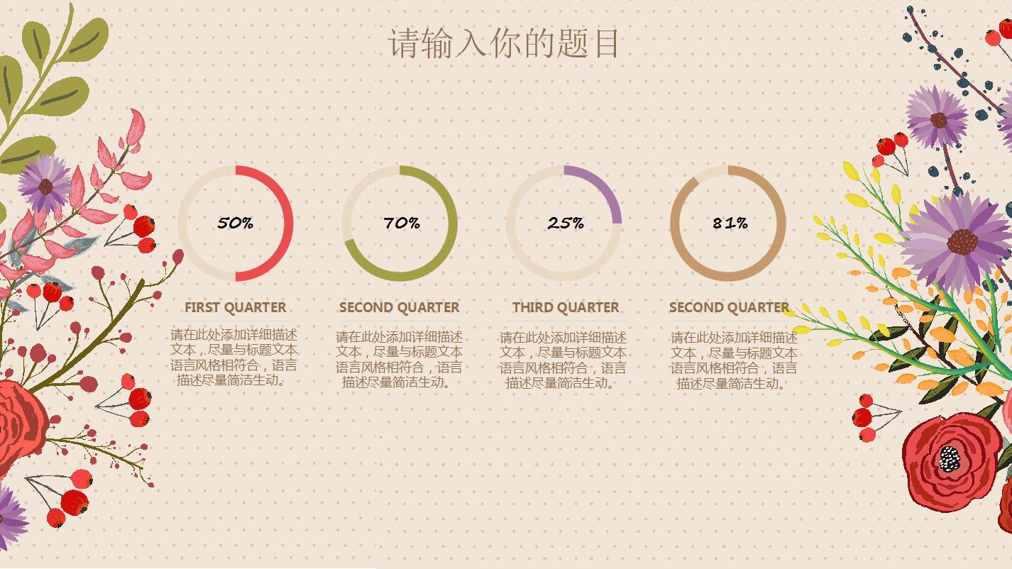 创意手绘年终工作总结汇报动态ppt模板