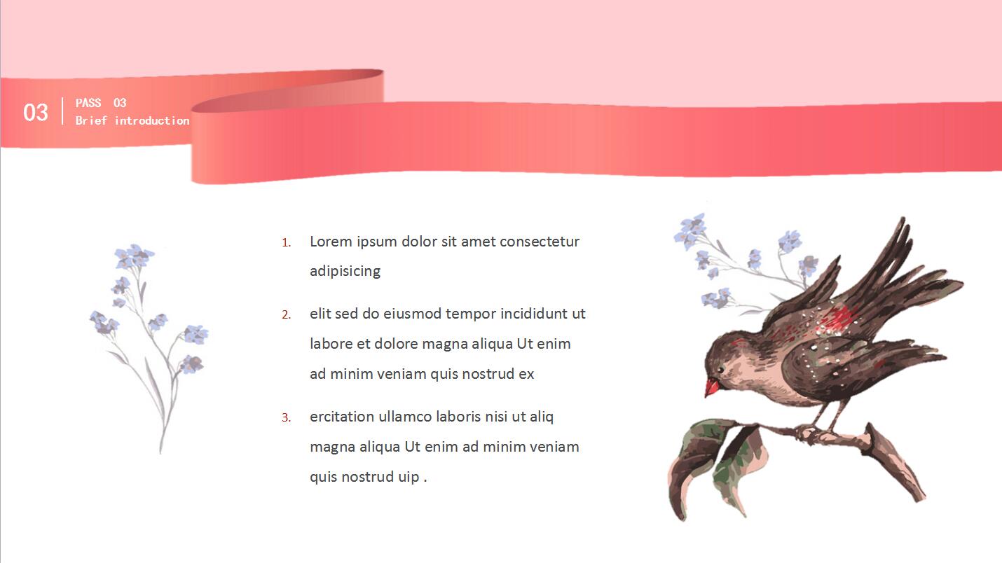 小清新创意手绘工作总结汇报ppt模板