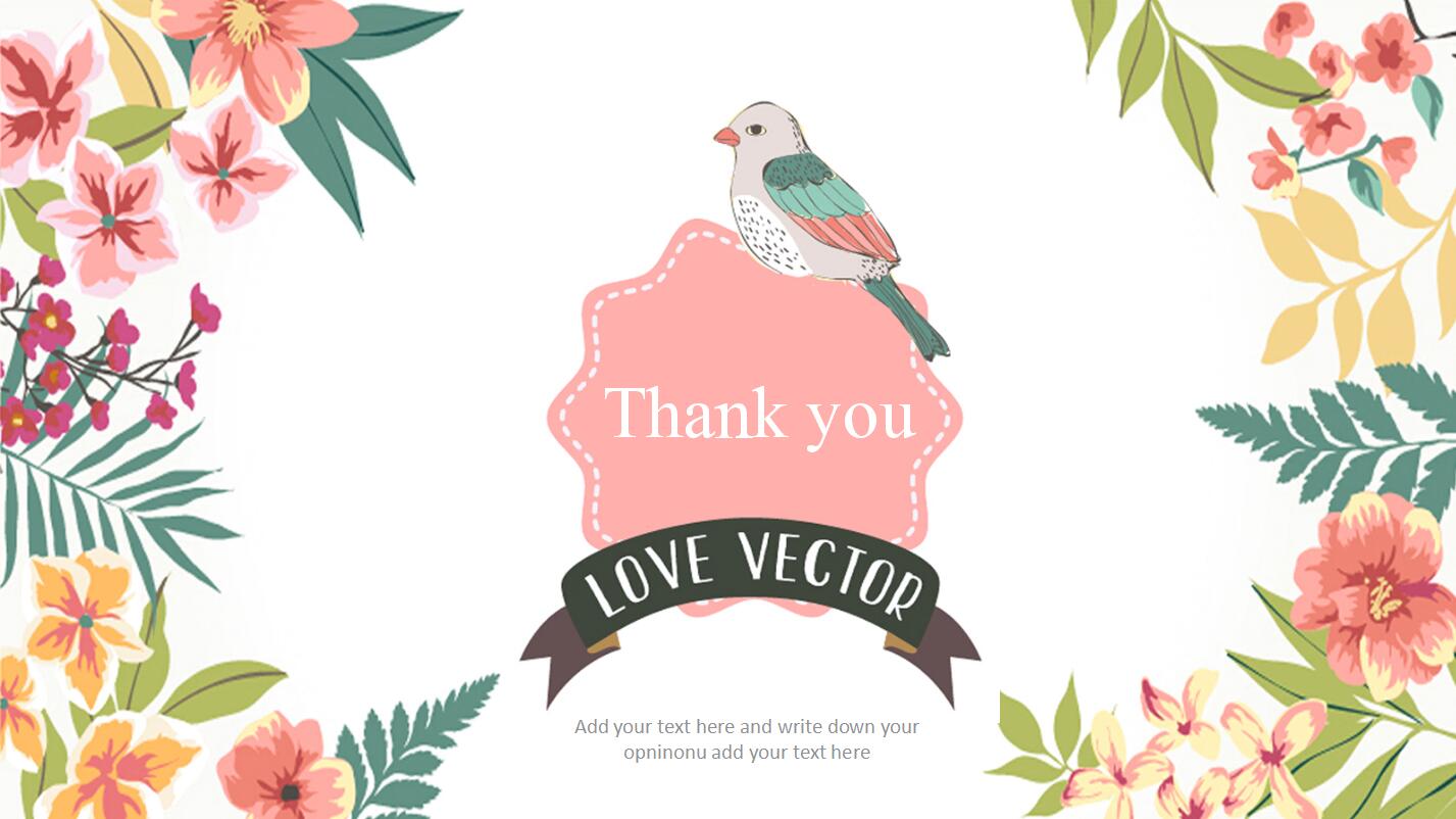 小清新创意手绘工作总结汇报ppt模板