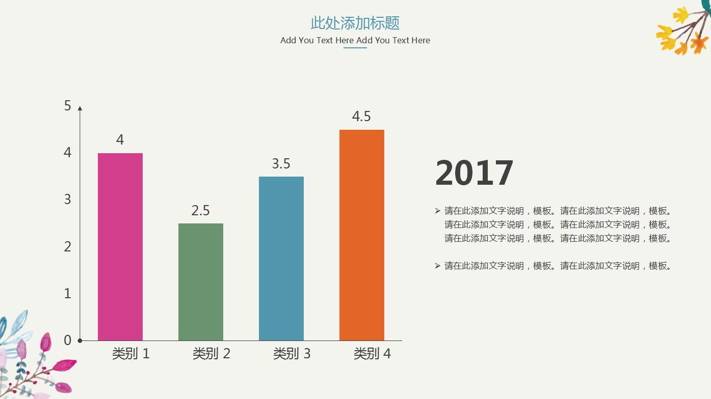 小清新简洁毕业论文答辩ppt模板