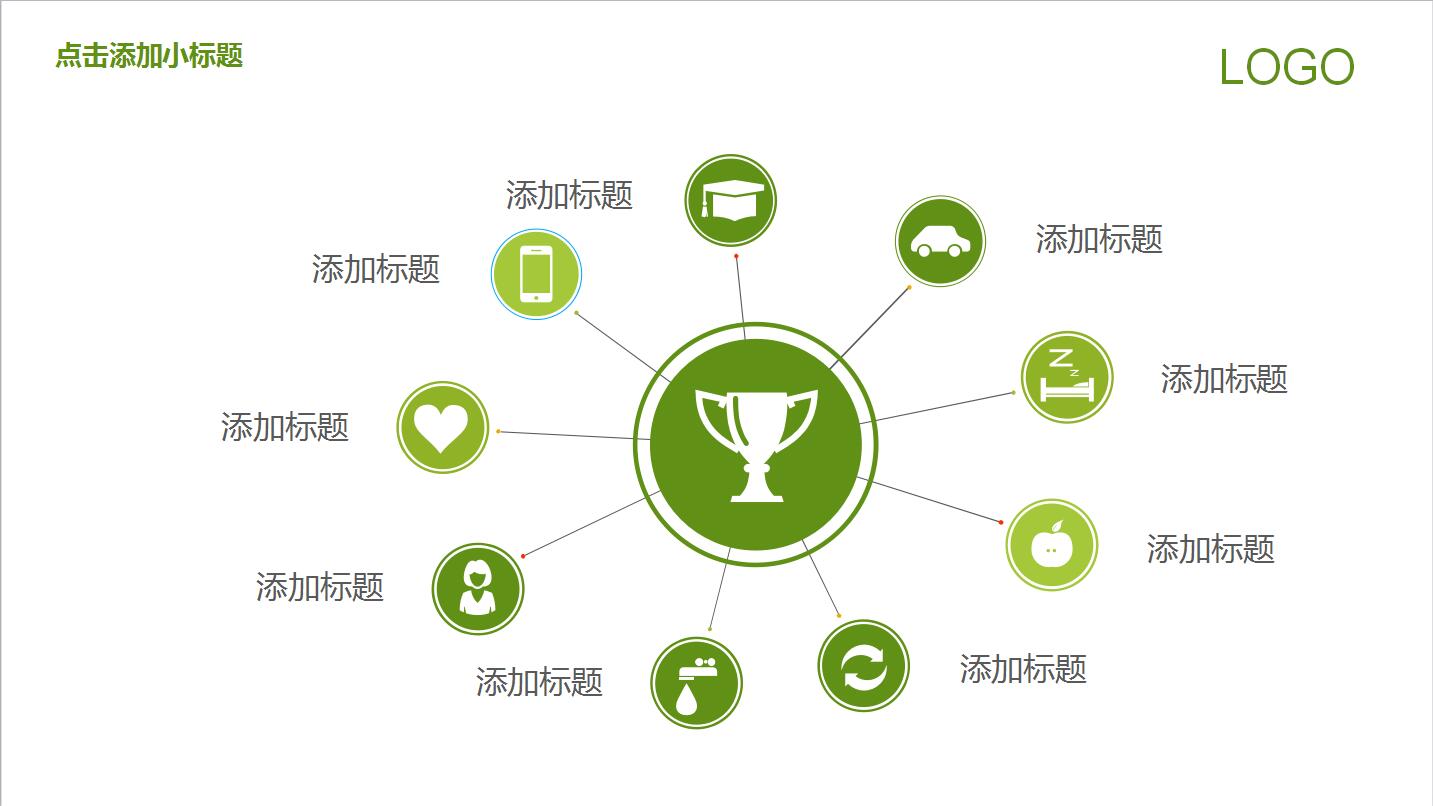 绿色简约感恩节活动策划方案总结ppt模板