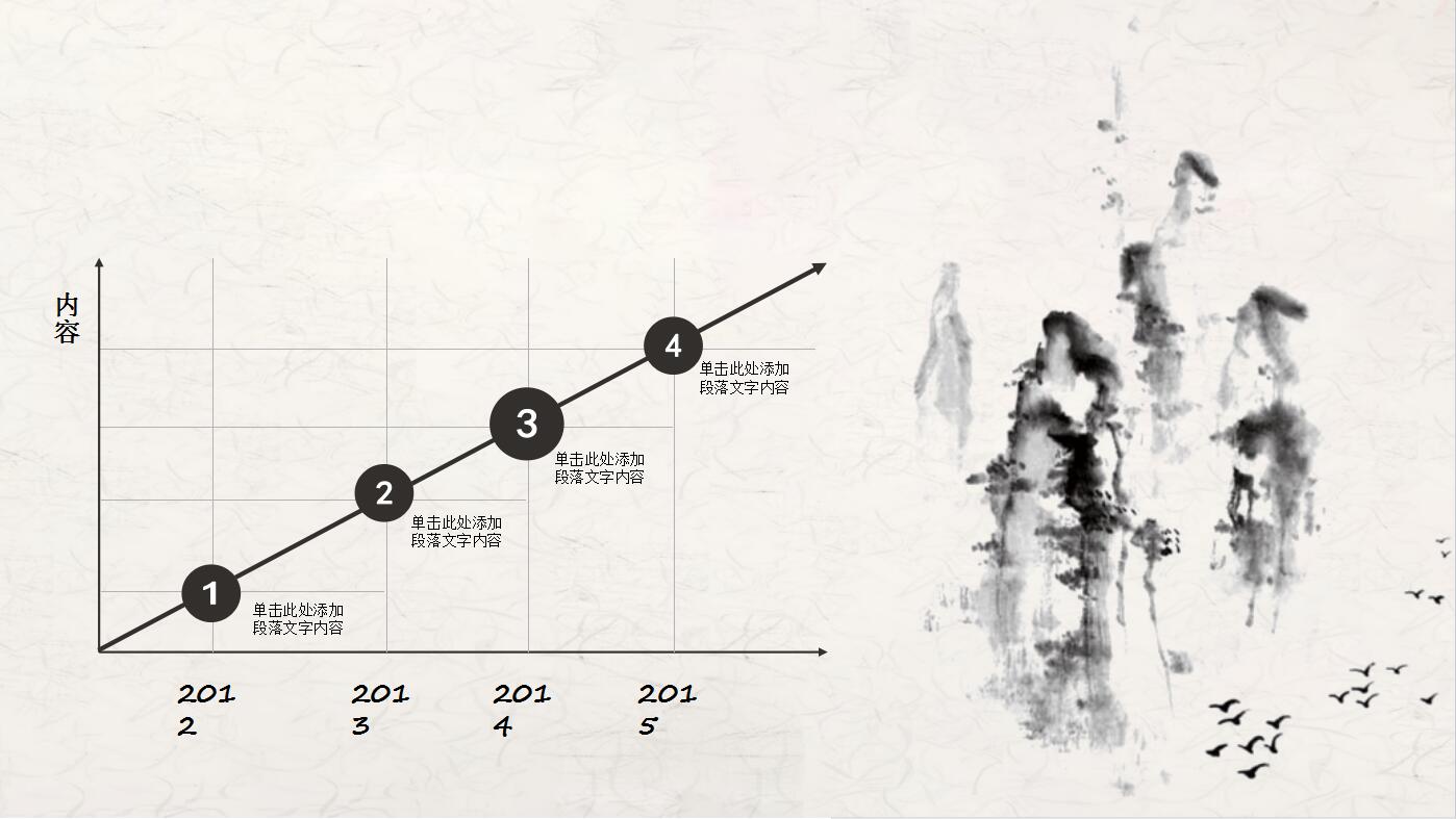 水墨风古典工作计划总结商务汇报ppt模板