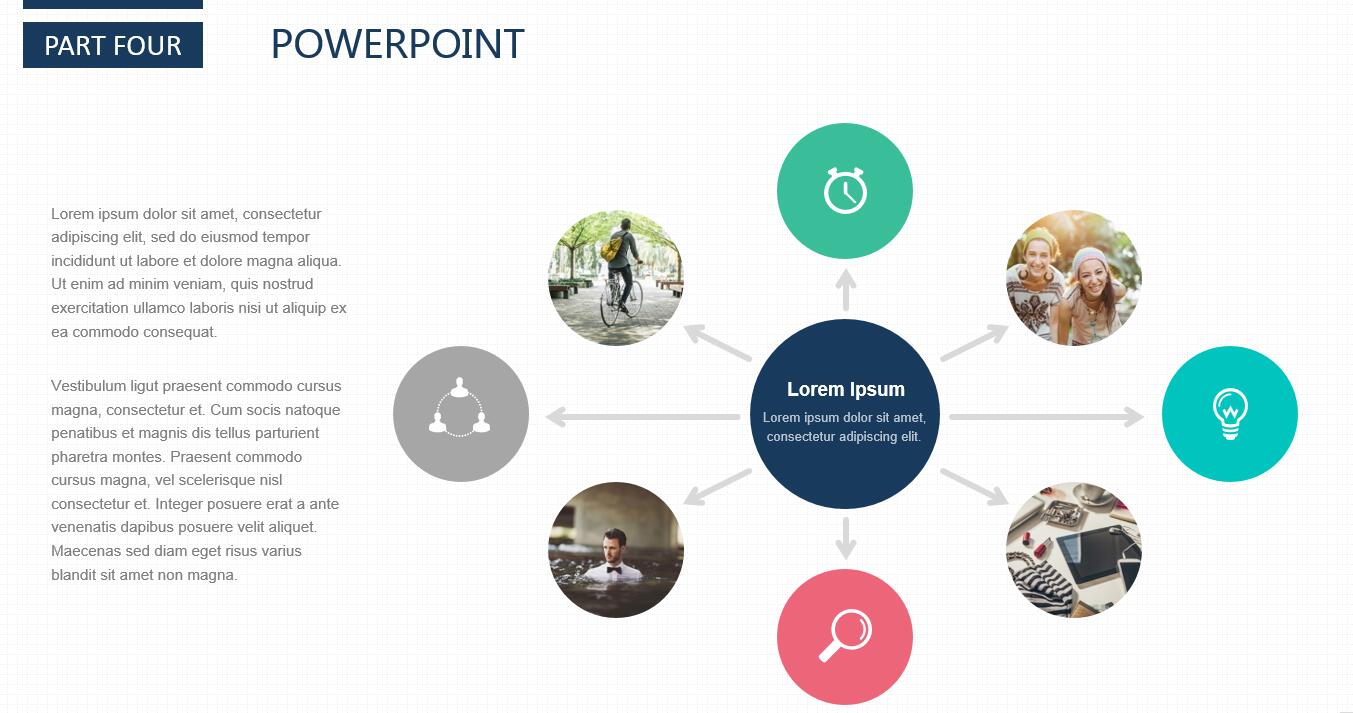 简洁大气时尚现代商务通用ppt模板