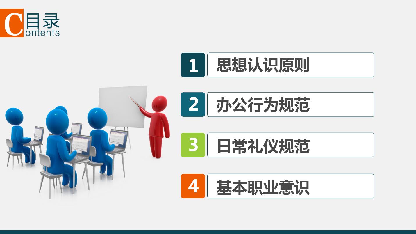 高端大气商务员工培训企业文化建设ppt模板