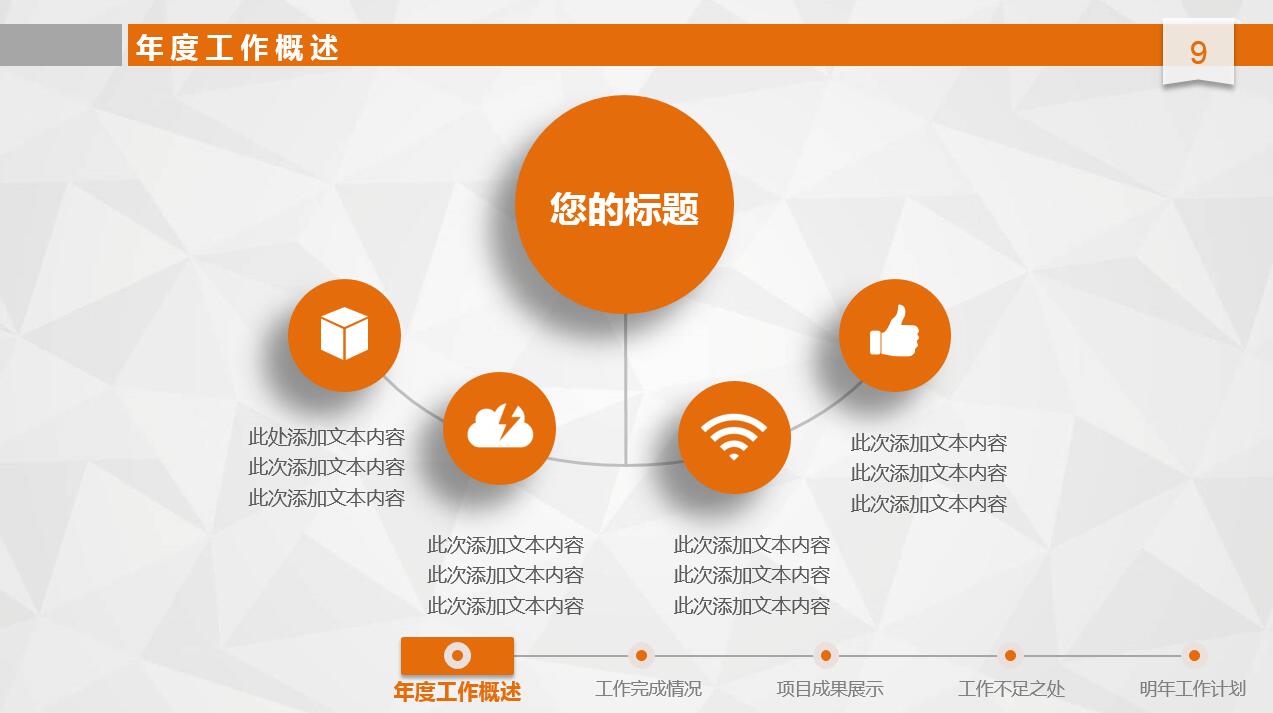 彩色精美大气商务通用汇报ppt模板