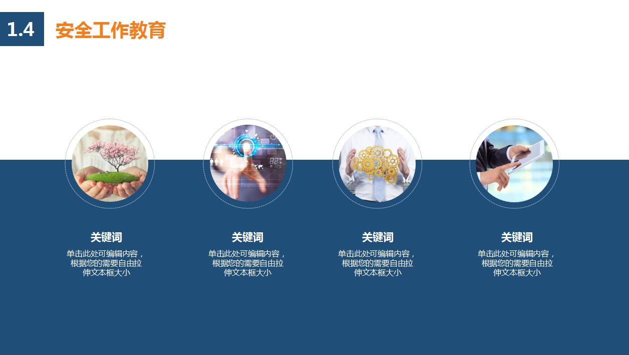 简约大气商务企业员工培训ppt模板