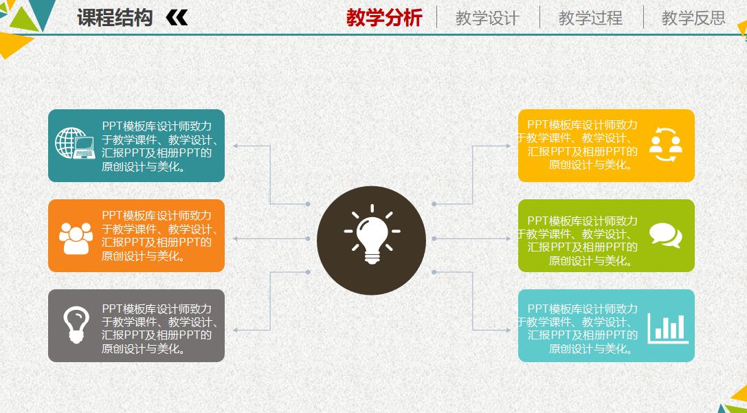 彩色时尚大气信息化教学设计PPT模板