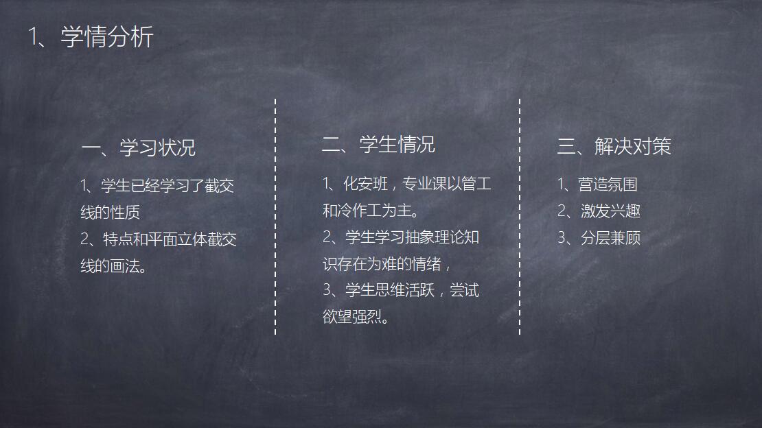 黑色极简时尚教师说课通用PPT模板