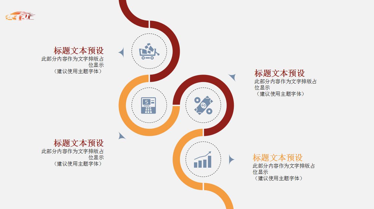 白色简洁汽车行业工作计划述职报告ppt模板