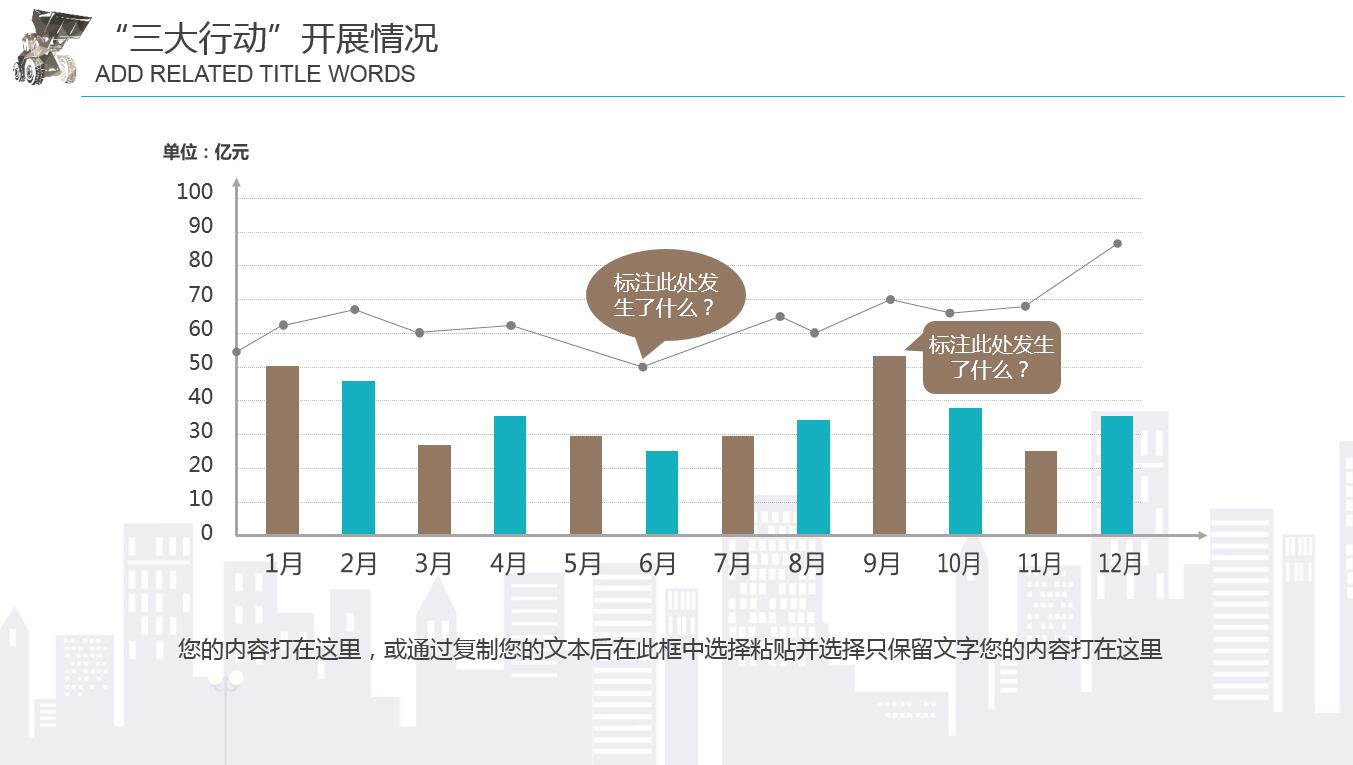 小清新水彩简约建筑行业ppt模板
