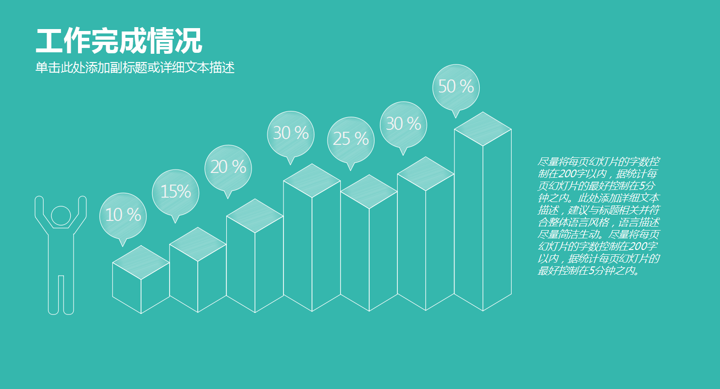 精美大气年终工作总结汇报ppt模板
