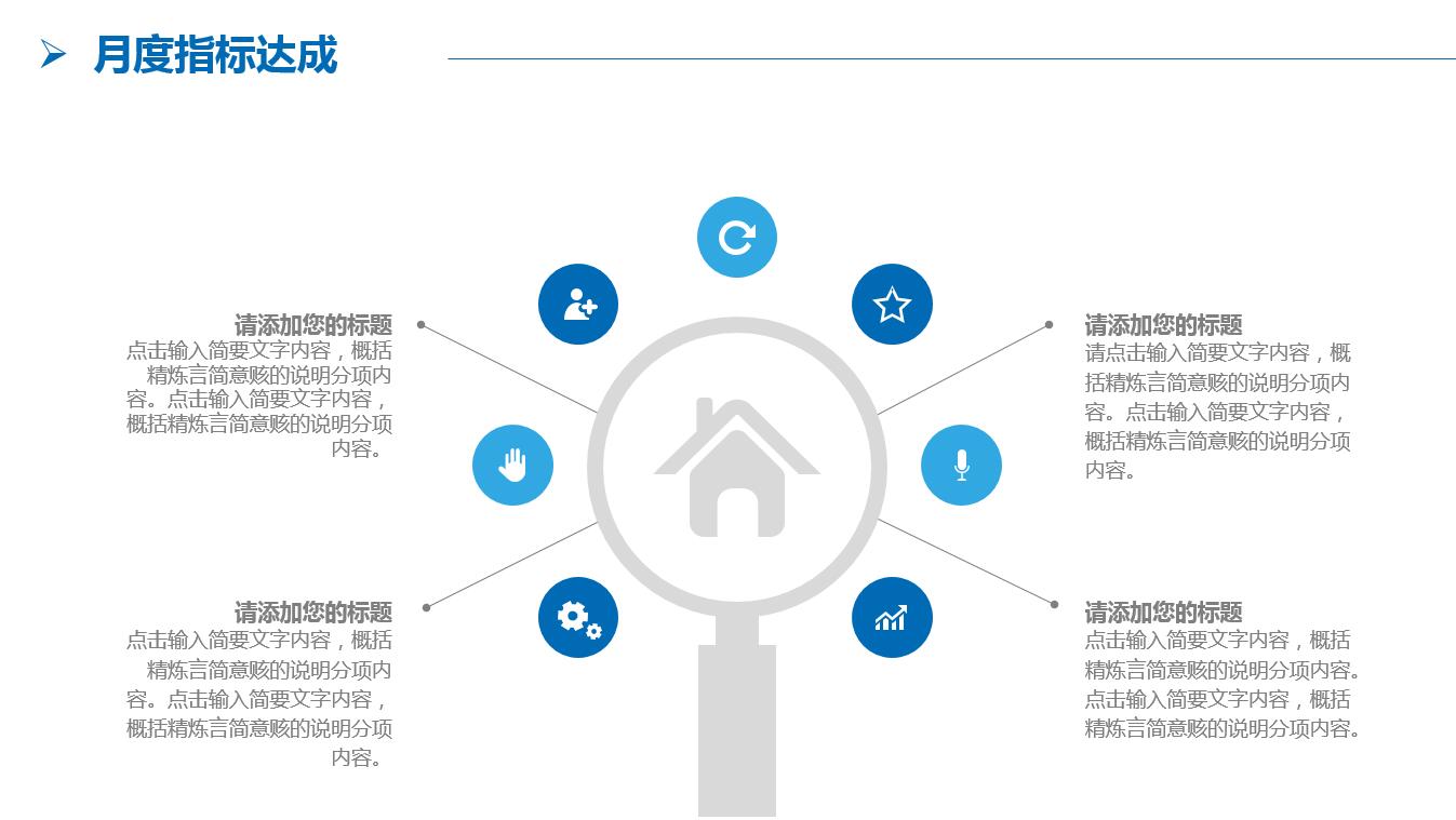 蓝色大气简约建筑安全ppt模板