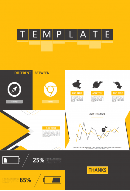 简洁时尚大气英文商务通用ppt模板