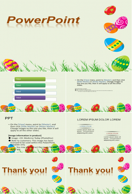 卡通英文简洁幼儿园ppt模板