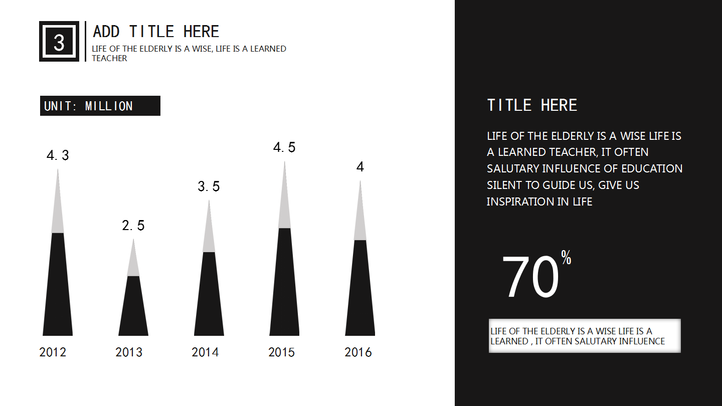 大气简洁黑白配色商务通用ppt模板