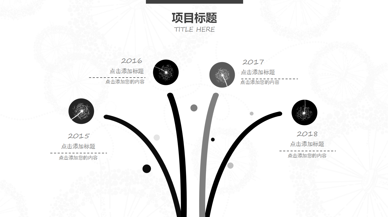 清新文艺白色简约毕业论文ppt模板
