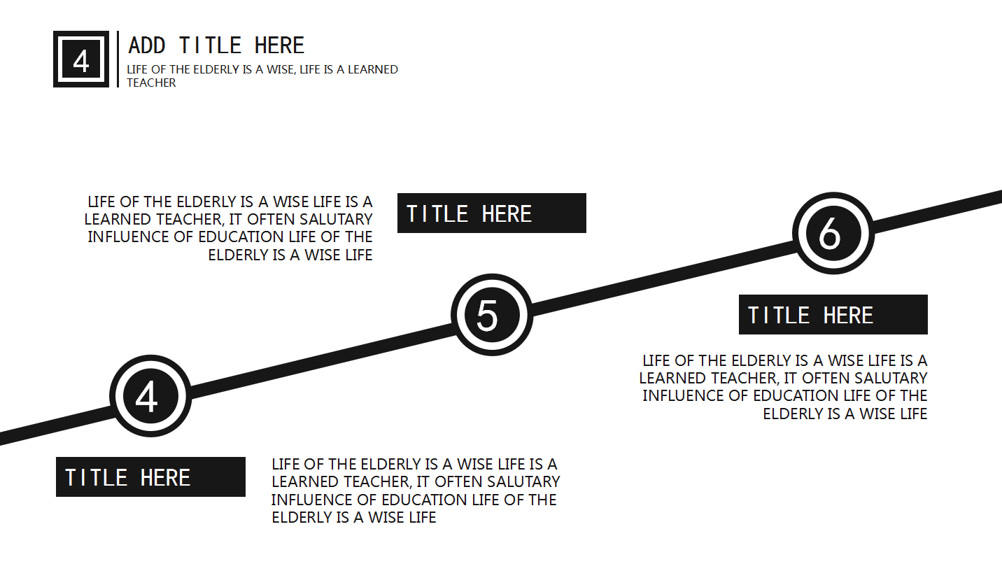 大气简洁黑白配色商务通用ppt模板